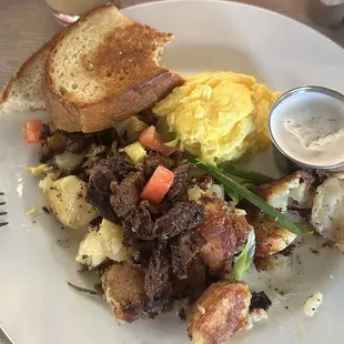 Roast Beef Hash & Eggs