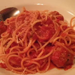Spaghetti and Meatballs