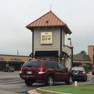 Drive-up service on either side.