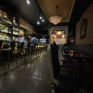 Eating area and bar