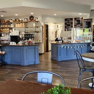 the kitchen and dining area