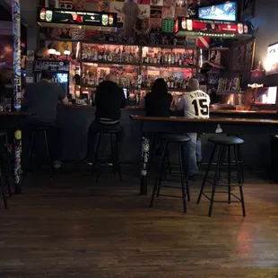 a man sitting at a bar