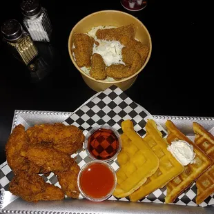 Excellent Chicken n waffles and a wonderful bowl of Grits and Catfish. Excellent customer service. Thank you Brandy
