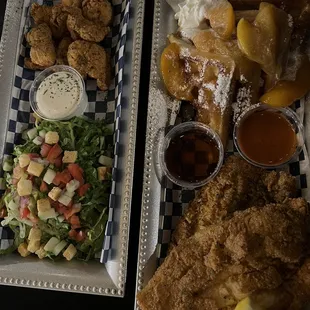 Catfish Nuggets and Catfish and Waffles