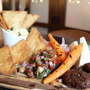 a variety of food items