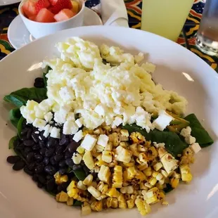 a plate of food