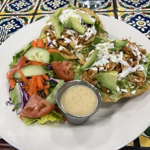 Chicken tostadas