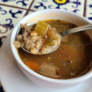 Beef and barley soup