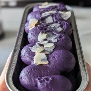Ube loaf cake