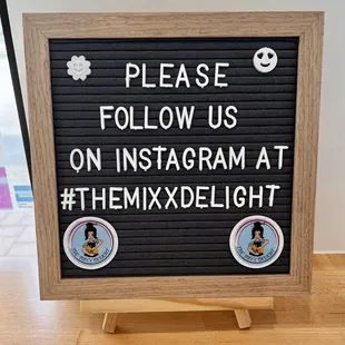 Instagram Handle - #themixdelight
