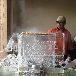 cold smoked shrimp shooter