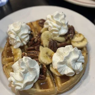 Mocha Banana Waffle