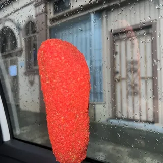 Hot Cheetos Half & Half Hot Dog