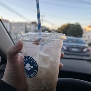 The amount of ice in it.