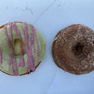 Raspberry matcha and apple cider flavors!