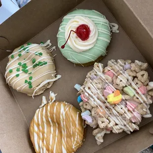 The St. Patrick's Day Box!! Irish cream, Shamrock Shake, Lucky Charms, and Butterscotch Whiskey