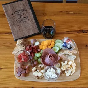 Nice variety on Charcuterie plate!