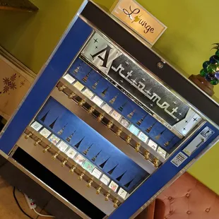 Old timey cigarette machine
