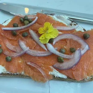 Smoked Salmon Tartine