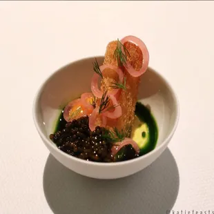 Starter egg on egg on egg