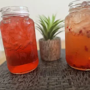 Dozen Roses and Gummy Bear tea.