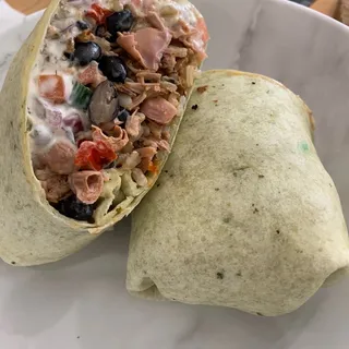 Jackfruit burrito