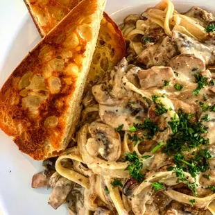 Steak Stroganoff Fettuccine