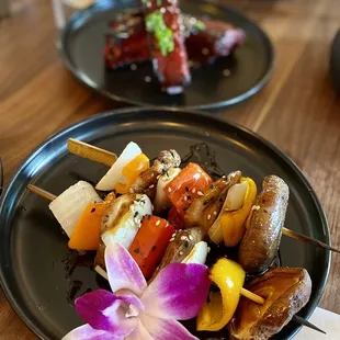 Shitake Mushroom Skewers