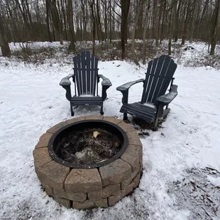 Our little outdoor fire