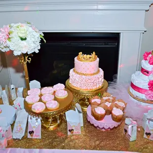  cake and cupcakes