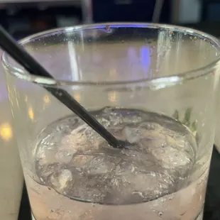 Strawberry Gin and Tonic. I let it sit a bit.