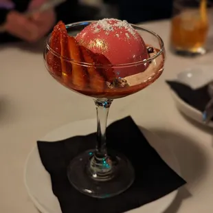 Chocolate raspberry dessert