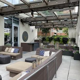 Outside seating area