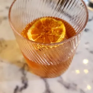 Smoked old fashioned
