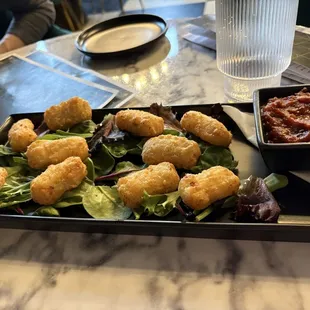 Mac and cheese bites