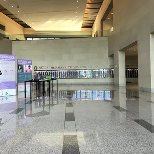 Half of the museum, Truman's coin collection.