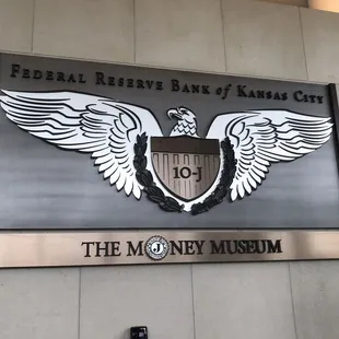 Federal reserve bank of KC/money museum sign