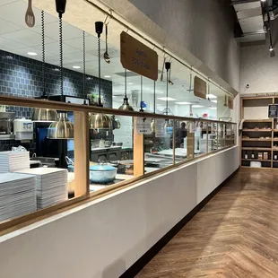 Inside where you can order your food