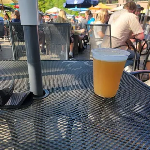 This the HUGE patio on the river.