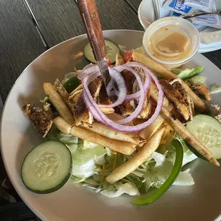 "Big" chicken salad that seemed more like an average sized salad. Still very good!