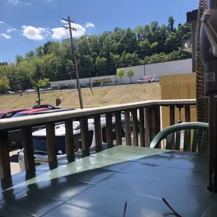 View of Rt 51 from the deck