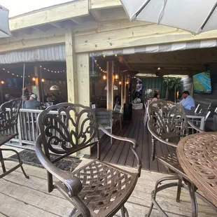 Outdoor seating area