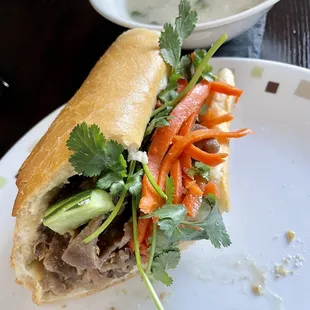 Pork bahn mi