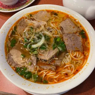 Hue city beef noodle