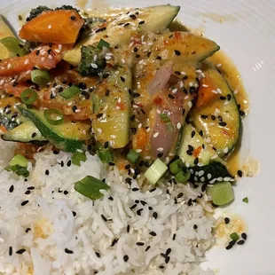 Coconut Vegetable with rice