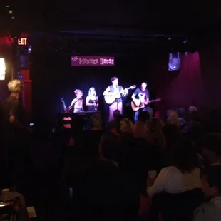 Donnalou Stevens on stage.