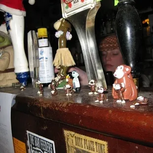 Monkeys at the bar