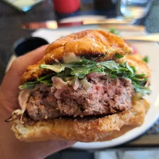 Inside the Monk's Burger