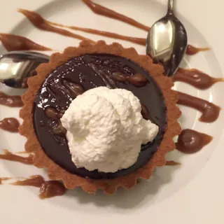 Chocolate Porter Pretzel Tart