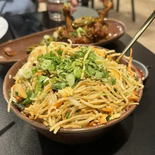 Wok Tossed Hakka Noodles